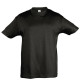 Publicidad Camiseta niños REGENT algodón Negro