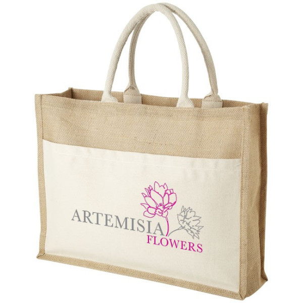 Bolsa de yute JOG 30x30 personalización Francia by sacpub tote bag expert
