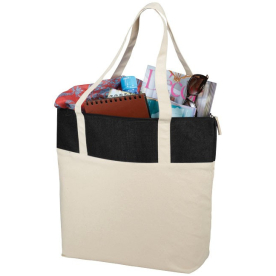 Sac Jute Coton Bicolore - sacpub