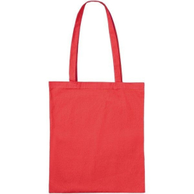 Sac coton publicitaire Rouge 38x42 155gr personnalisé par Sacpub