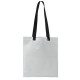 Sac shopping Blanc Anses colorées 38x34 - sacpub