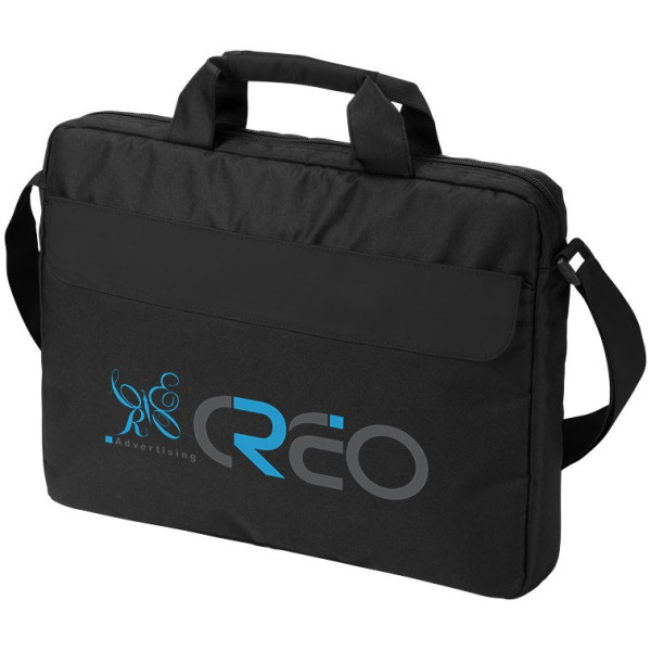 Bolsa ordenador promocional Oklahoma negra personalizada by Sacpub