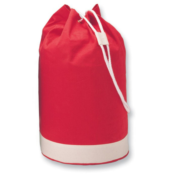 Bolsa de lona de algodón roja o azul personalizada de Sacpub