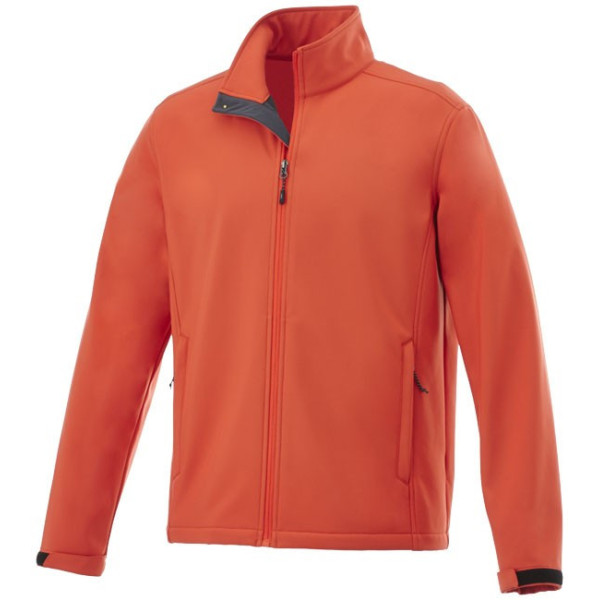 Chaqueta softshell técnica Maxson para hombre personalizada en Francia por Sacpub