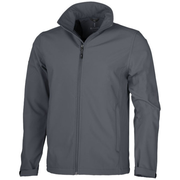 Chaqueta softshell técnica Maxson para hombre personalizada en Francia por Sacpub