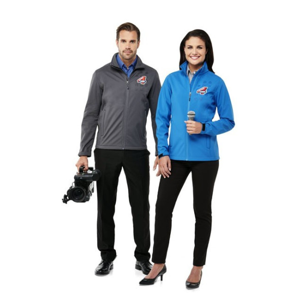 Chaqueta softshell técnica Maxson para hombre personalizada en Francia por Sacpub