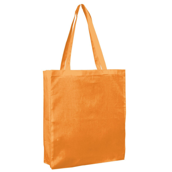 Bolsa de la compra de algodón Color 38x42 personalizada en Francia por Sacpub, el experto en textiles promocionales