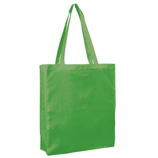 Bolsa de la compra de algodón Color 38x42 personalizada en Francia por Sacpub, el experto en textiles promocionales