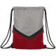 Mochila deportiva Voyager gris con cordón personalizada en Francia por Sacpub