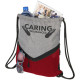 Mochila deportiva Voyager gris con cordón personalizada en Francia por Sacpub