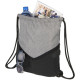 Mochila deportiva Voyager gris con cordón personalizada en Francia por Sacpub