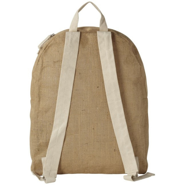 Sac à dos Jute, naturel publicitaire personnalisé