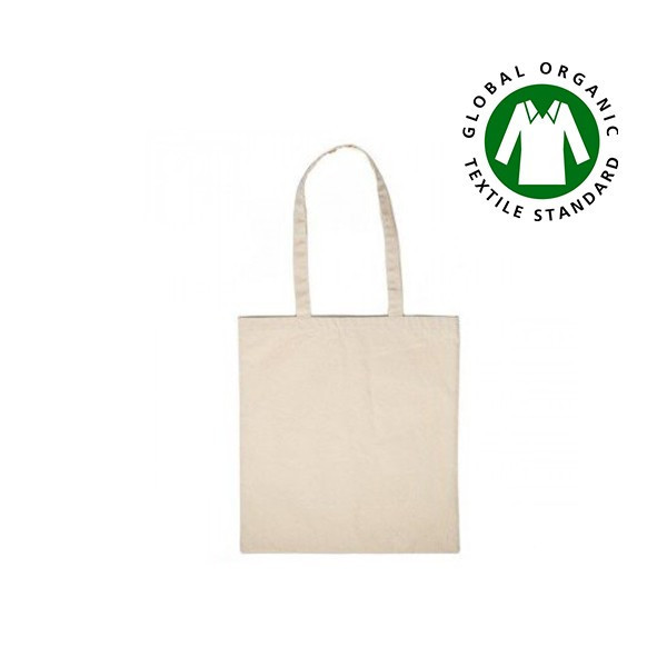 SAC COTON BIO gots 38X42 230gr publicitaire - Tote bag BIO personnalisé imprimé en France par Sacpub