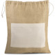 Bolsa personalizada de yute y algodón 44X38 con cordones by Sacpub