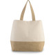 Sac shopping en toiles de coton & jute publicitaire personnalisé