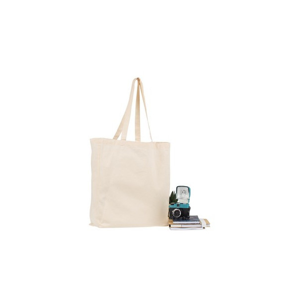 Cabas coton BIO SQUARE 155 publicitaire et personnalisé à petits prix - tote bag bio imprimé en France par Sacpub