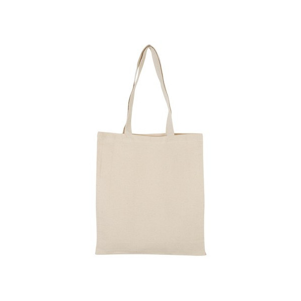 Bolsa de algodón orgánico PARIS 330 gr/m2. Tote bag de algodón orgánico 38 x 42 x 10 cm - tote bag orgánico impreso en Francia p
