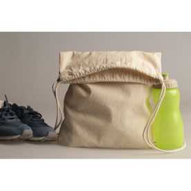 Mochila personalizada EASY de algodón orgánico de 140 gr/m2. Bolsa de algodón orgánico