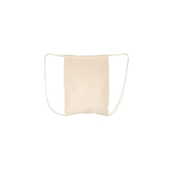 Mochila personalizada EASY de algodón orgánico de 140 gr/m2. Bolsa de algodón orgánico