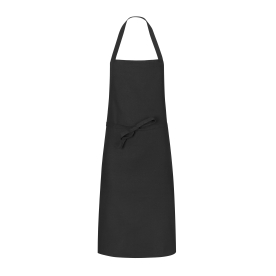 Delantal de algodón negro 230g personalizado en Francia por Sacpub, venta al por mayor de textiles promocionales