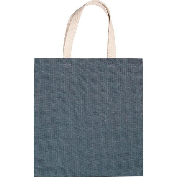 Sac shopping en toile de jute-proposé par Sacpub-sac réutilisable- ecologique- 38 x 42 cm-300gr par m2