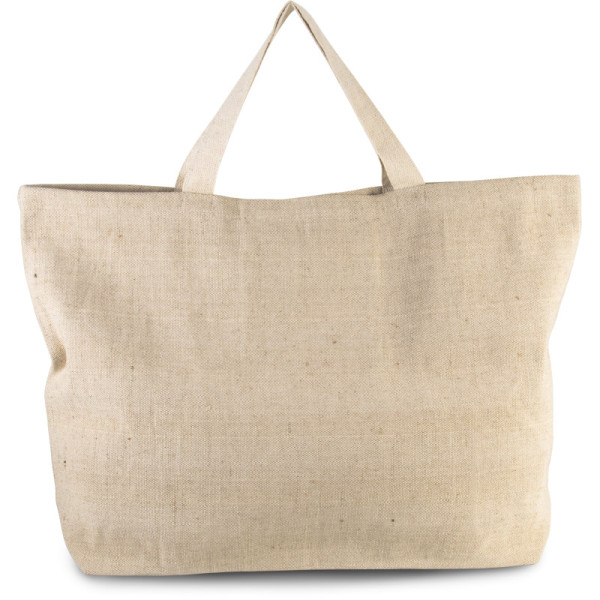 Bolsa de la compra grande de estilo rústico-72 x 48 x 15 cm-500 gr por m2- tote bag
