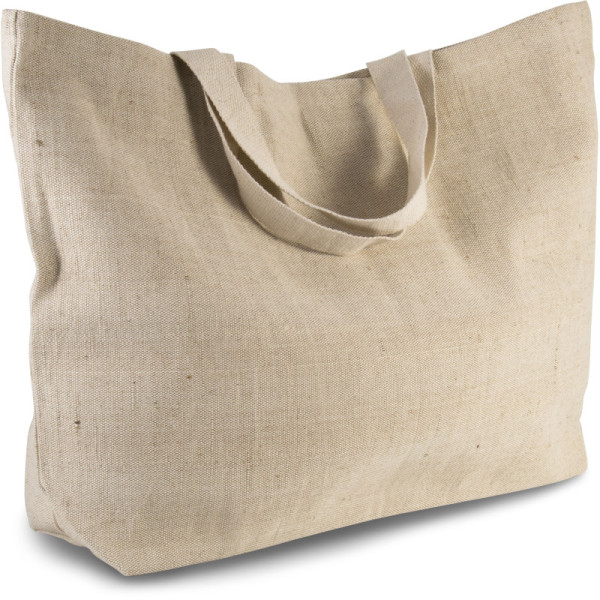 Bolsa de la compra grande de estilo rústico-72 x 48 x 15 cm-500 gr por m2- tote bag