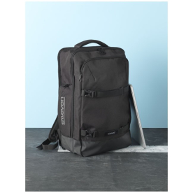 Mochila versátil para portátil con dos correas estampada en Francia por Sacpub-specialiste-du-textile-publicitaire