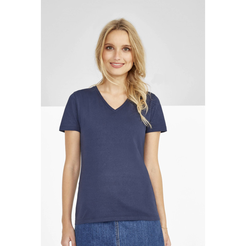 T-Shirt IMPERIAL Col V Femme T-Shirt IMPERIAL Col V Femme