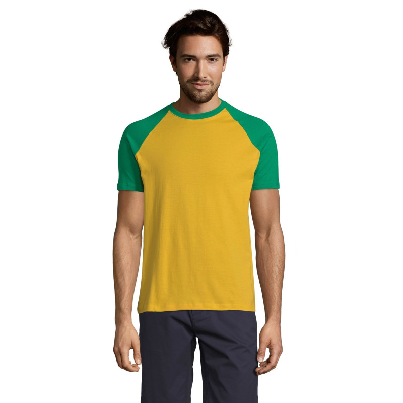 TEE-SHIRT HOMME BICOLORE FUNKY TEE-SHIRT HOMME BICOLORE FUNKY