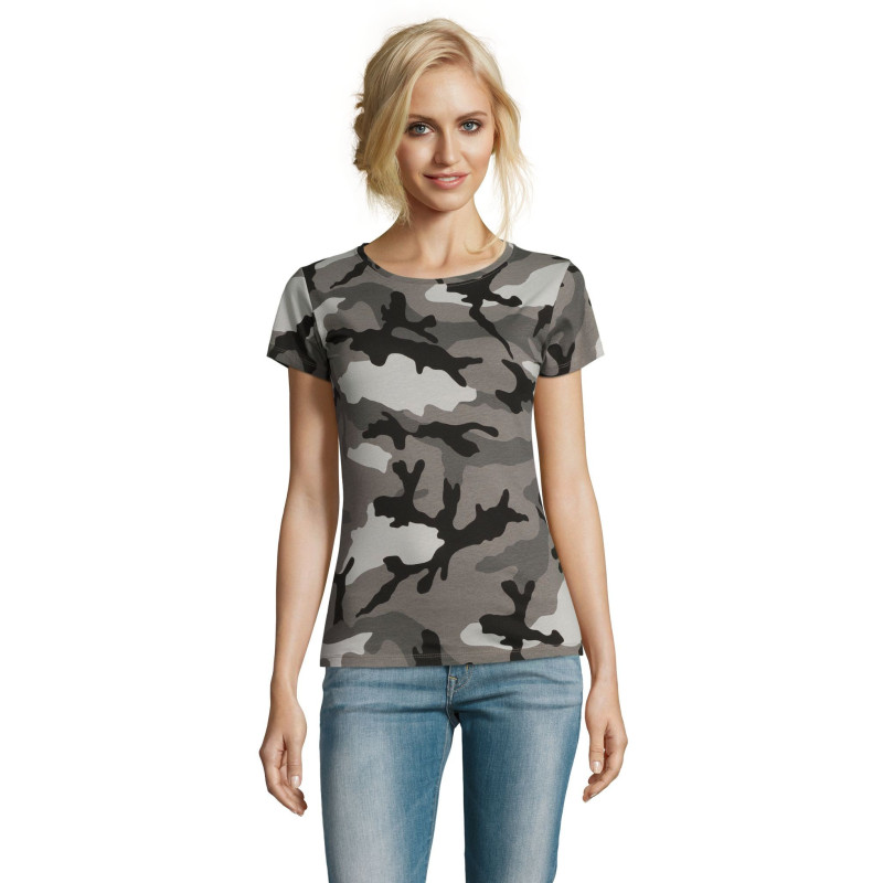 TEE-SHIRT CAMO WOMEN