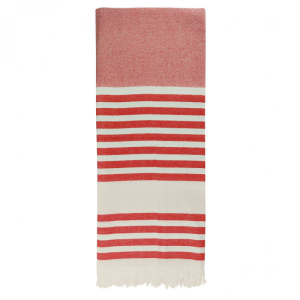 Fouta reciclada impresa en Francia por Sacpub, especialista en textiles promocionales