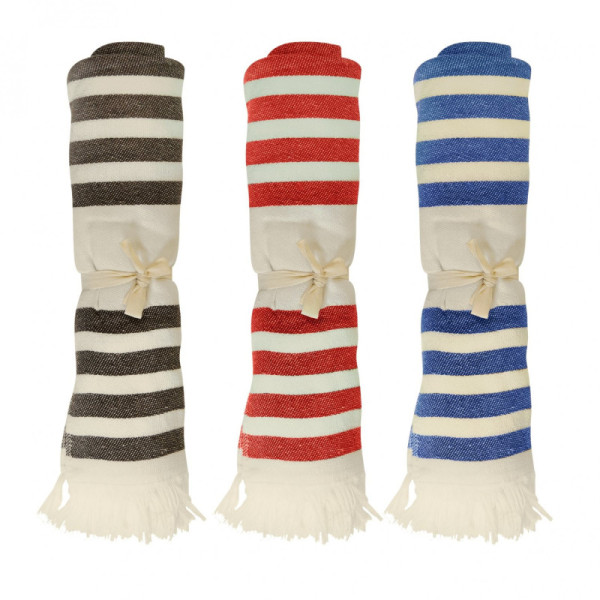 Fouta reciclada impresa en Francia por Sacpub, especialista en textiles promocionales