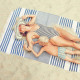 Fouta reciclada impresa en Francia por Sacpub, especialista en textiles promocionales