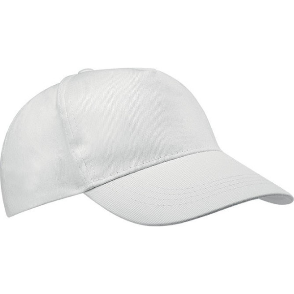 CASQUETTE-EN-COTON - 5-PANNEAUX-imprimé-en-France-par-Sacpub-spécialiste-du-textile-publicitaire