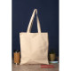 Bolsa de la compra de algodón con fuelle 38x42x10 cm 230gr - Sacpub