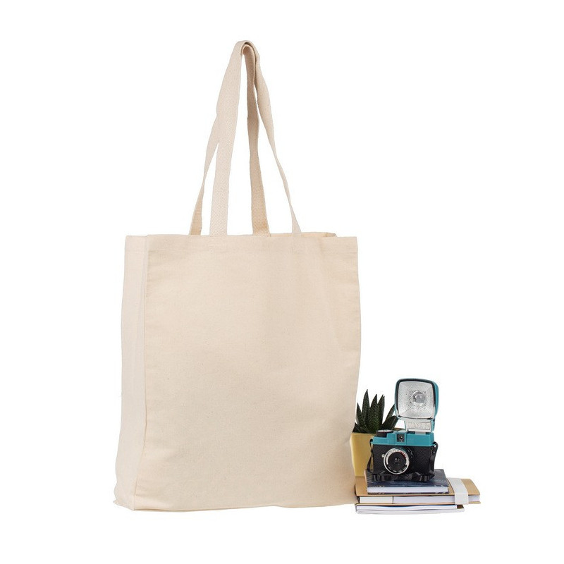 Bolsa de la compra de algodón 38x42x10 cm - 230gr Bolsa de la compra de algodón 38x42x10 cm - 230gr