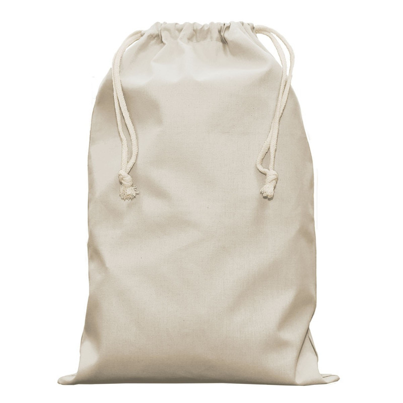 Sac pochon à cordon personnalisé en coton naturel - 130g - 3 formats - AGRA