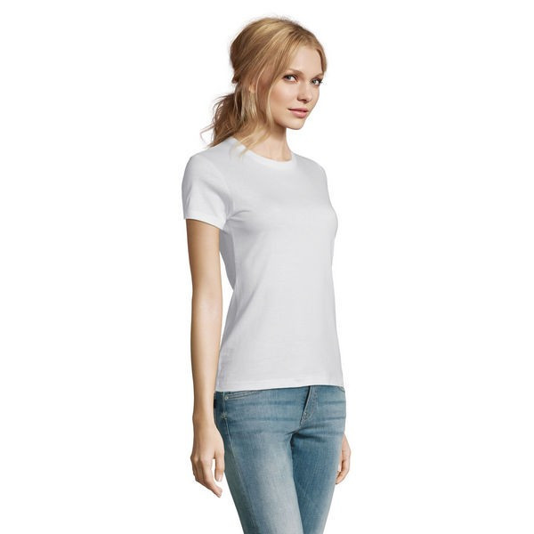 Camiseta IMPERIAL blanca de mujer - Sacpub