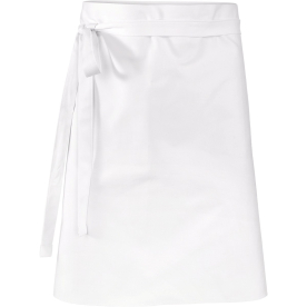 BISTROT delantal corto blanco personalizado en Francia por Sacpub expert objet pub express pas cher