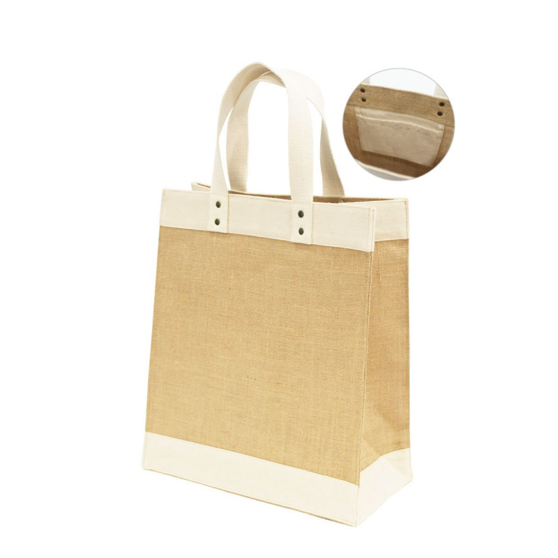 Sac shopping jute et coton GIRI