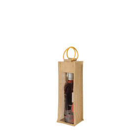 Bolsa de yute para 1 botella