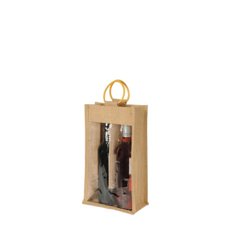 Bolsa de yute 2 botellas Bolsa de yute 2 botellas