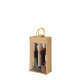 Bolsa de yute-2 botellas