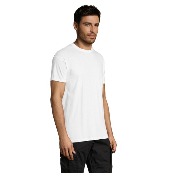 Camiseta promocional de algodón blanco-sacpub