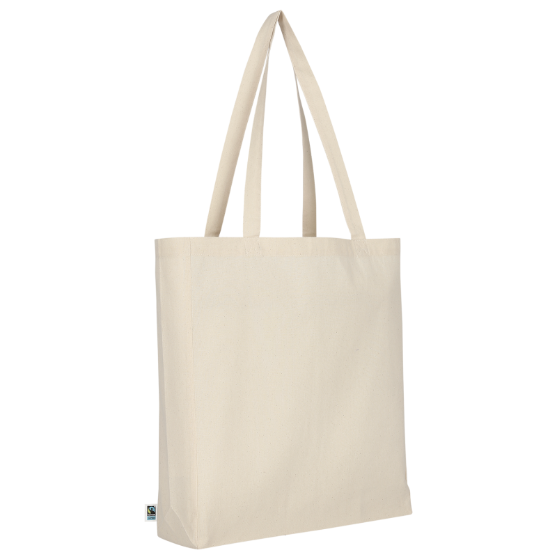 Bolsa de algodón FAIRTRADE - 140 gr/m² (8,5 libras) Bolsa de algodón FAIRTRADE - 140 gr/m² (8,5 libras)