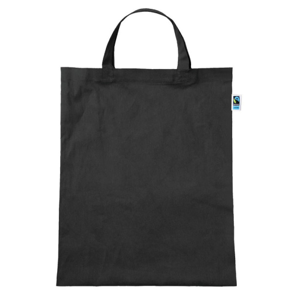 Bolsa de algodón FAIRTRADE, asas cortas