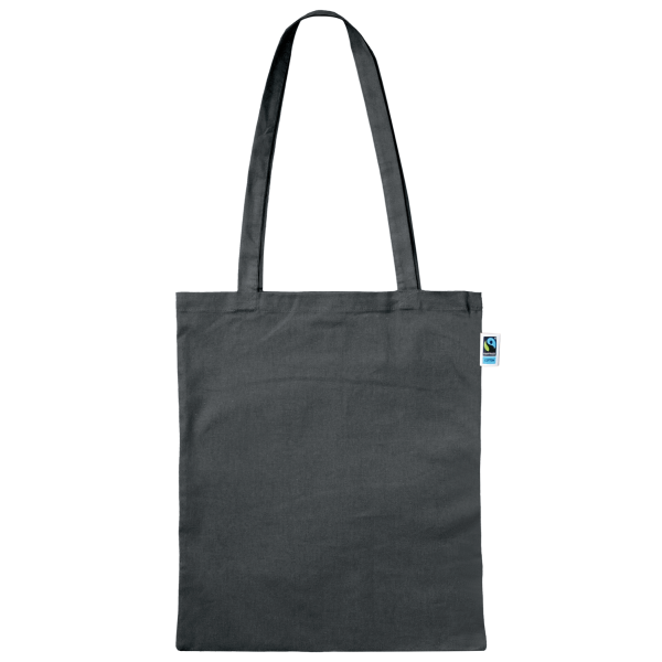 Bolsa de algodón FAIRTRADE 140 g/m2, promocional. Bolsa de algodón personalizada. 38 x 42 cm