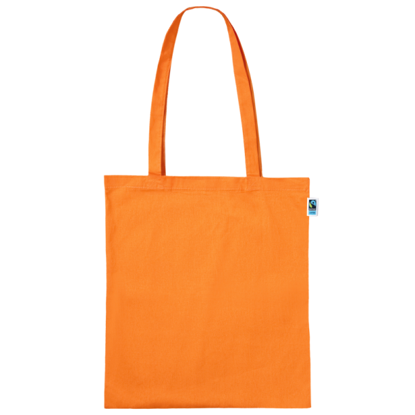 Bolsa de algodón FAIRTRADE 140 g/m2, promocional. Bolsa de algodón personalizada. 38 x 42 cm