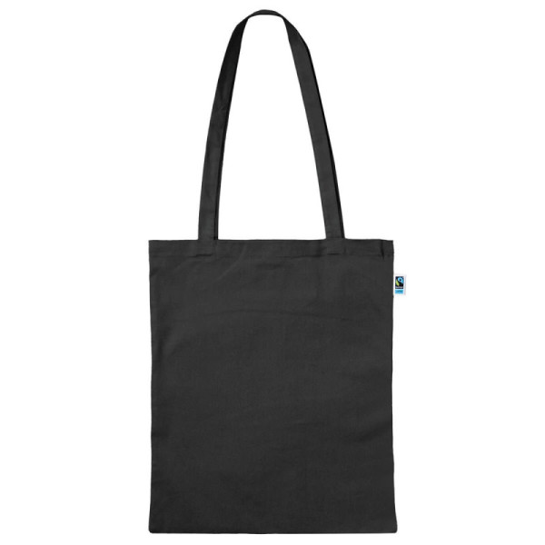 Bolsa de algodón FAIRTRADE 140 g/m2, promocional. Bolsa de algodón personalizada. 38 x 42 cm